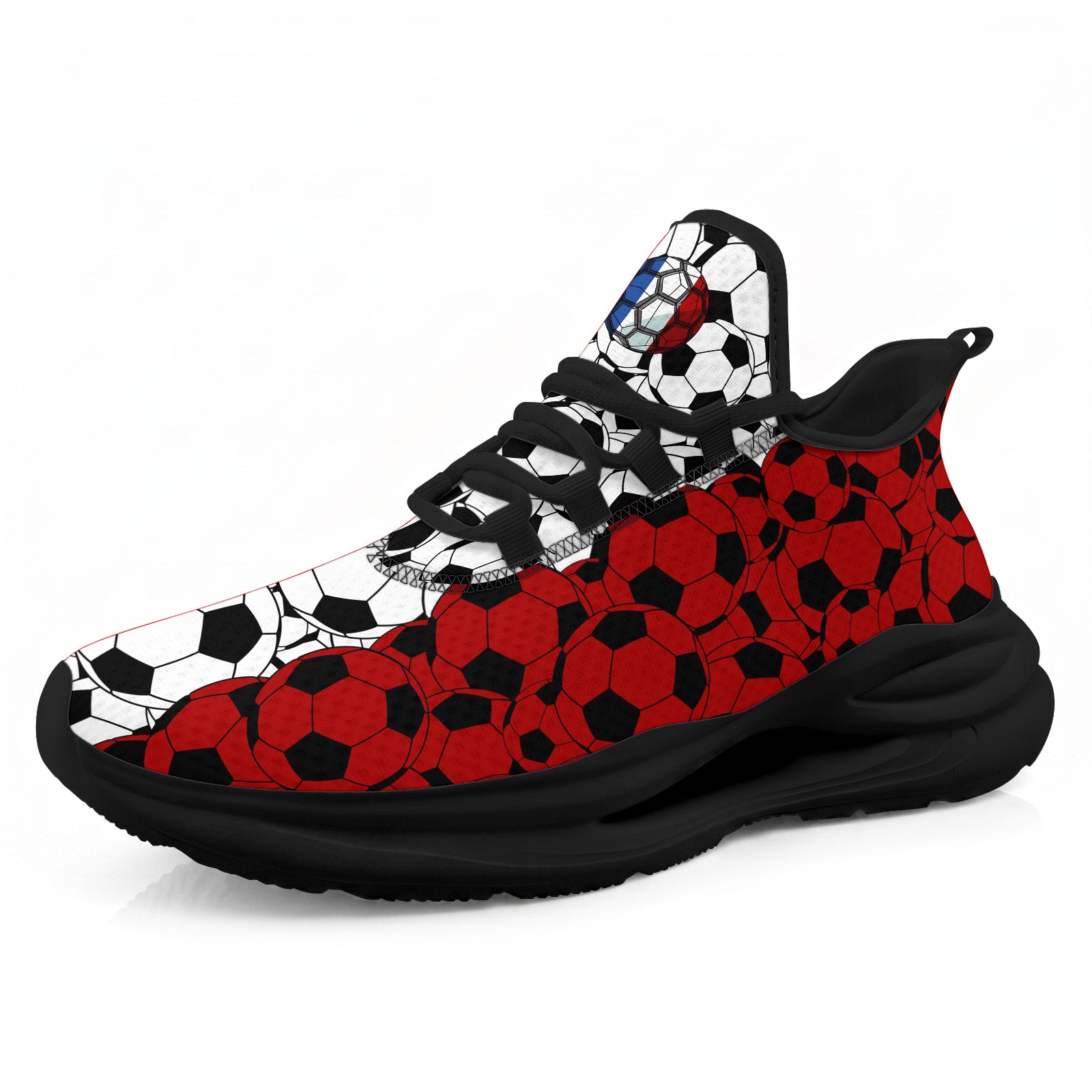 Custom 2026 World Cup France Sneakers DIY Country Flag Running Shoes Lightweight Sport Shoes Gift for Football Fans Personalized Team Name and Logo FN079-F023104-15