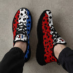 Custom 2026 World Cup France Sneakers DIY Country Flag Running Shoes Lightweight Sport Shoes Gift for Football Fans Personalized Team Name and Logo FN079-F023104-15