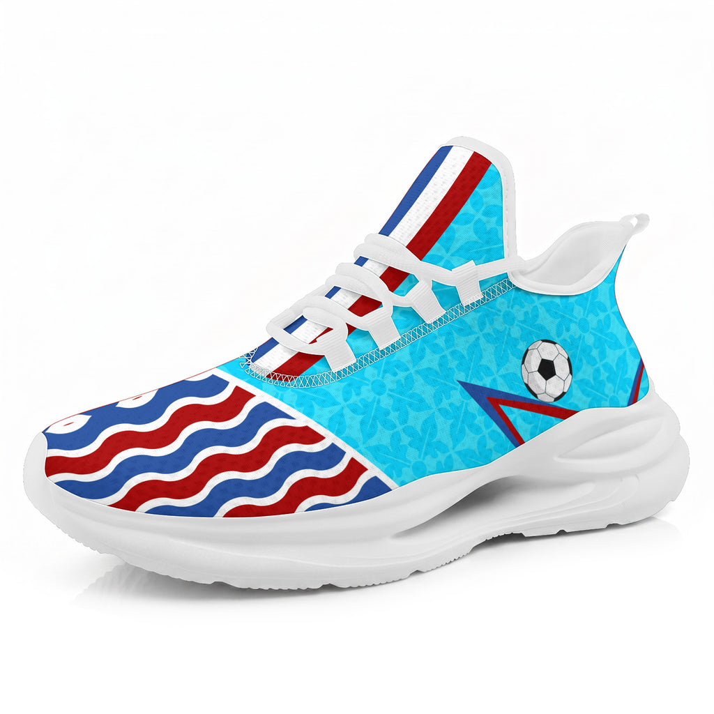 Custom 2026 World Cup France Sneakers DIY Country Flag Running Shoes Lightweight Sport Shoes Gift for Football Fans Personalized Team Name and Logo FN079-F023104-19