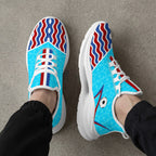 Custom 2026 World Cup France Sneakers DIY Country Flag Running Shoes Lightweight Sport Shoes Gift for Football Fans Personalized Team Name and Logo FN079-F023104-19