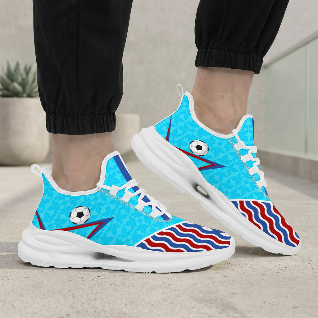 Custom 2026 World Cup France Sneakers DIY Country Flag Running Shoes Lightweight Sport Shoes Gift for Football Fans Personalized Team Name and Logo FN079-F023104-19
