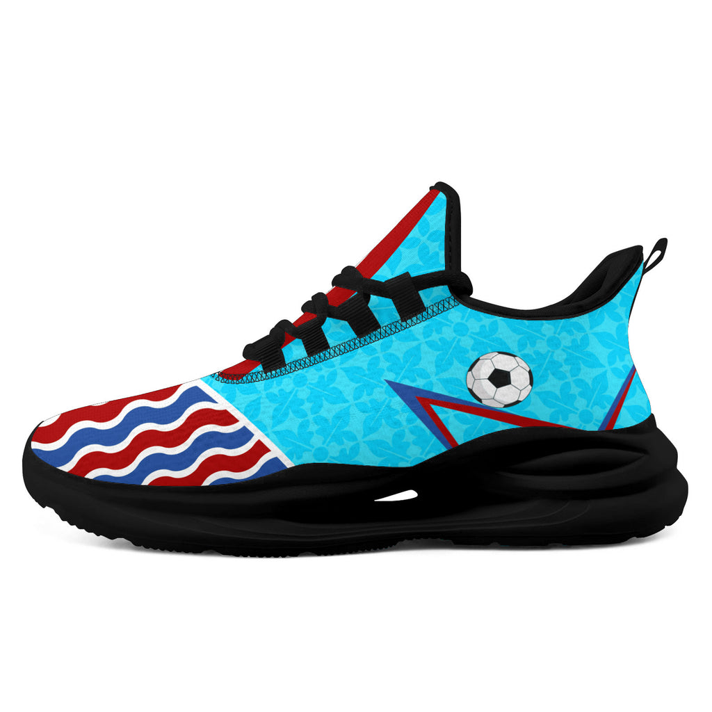 Custom 2026 World Cup France Sneakers DIY Country Flag Running Shoes Lightweight Sport Shoes Gift for Football Fans Personalized Team Name and Logo FN079-F023104-19