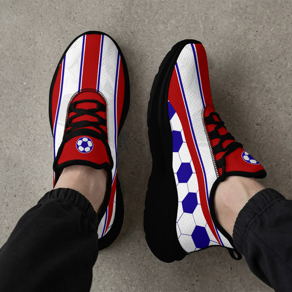 Custom 2026 World Cup France Sneakers DIY Country Flag Running Shoes Lightweight Sport Shoes Gift for Football Fans Personalized Team Name and Logo FN079-F023104-1