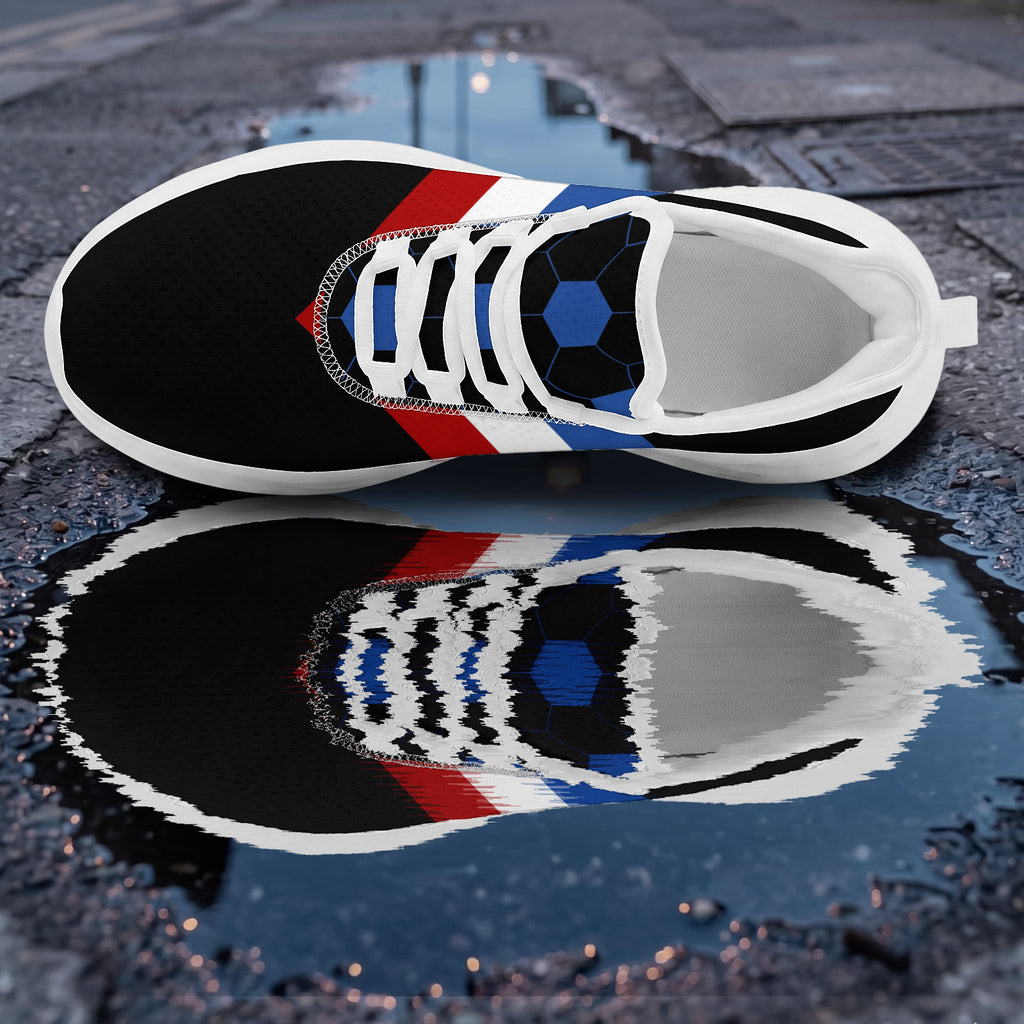 Custom 2026 World Cup France Sneakers DIY Country Flag Running Shoes Lightweight Sport Shoes Gift for Football Fans Personalized Team Name and Logo FN079-F023104-20