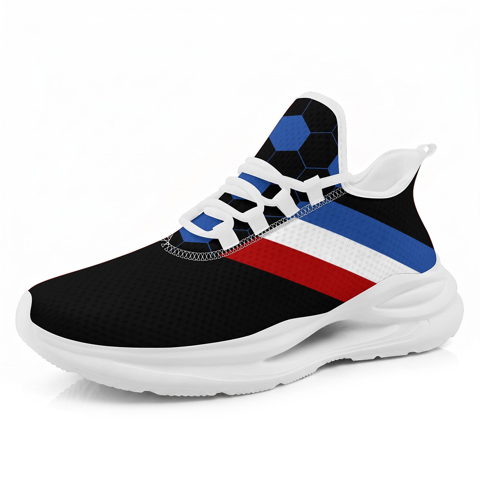 Custom 2026 World Cup France Sneakers DIY Country Flag Running Shoes Lightweight Sport Shoes Gift for Football Fans Personalized Team Name and Logo FN079-F023104-20