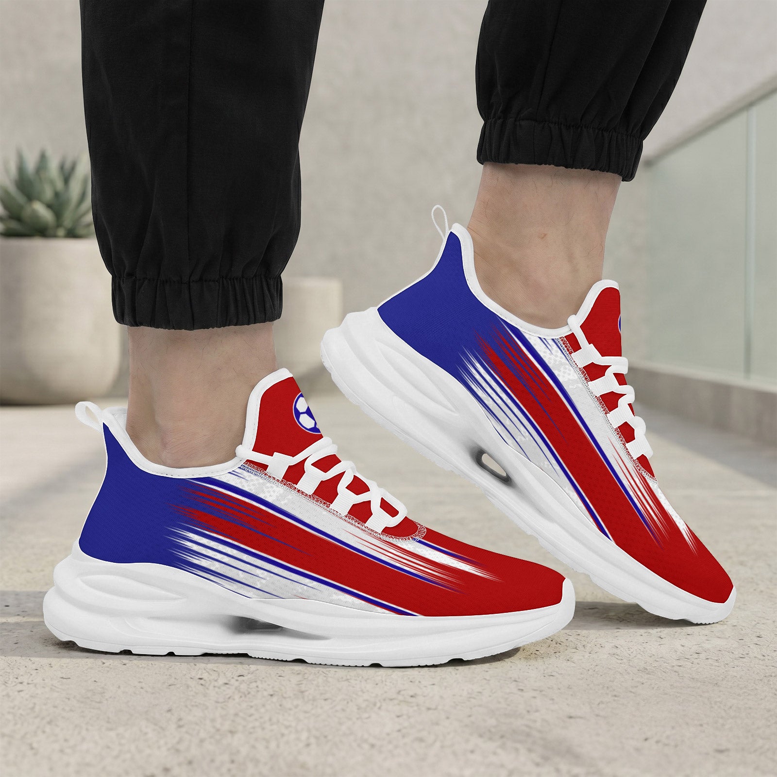 Custom 2026 World Cup France Sneakers DIY Country Flag Running Shoes Lightweight Sport Shoes Gift for Football Fans Personalized Team Name and Logo FN079-F023104-2