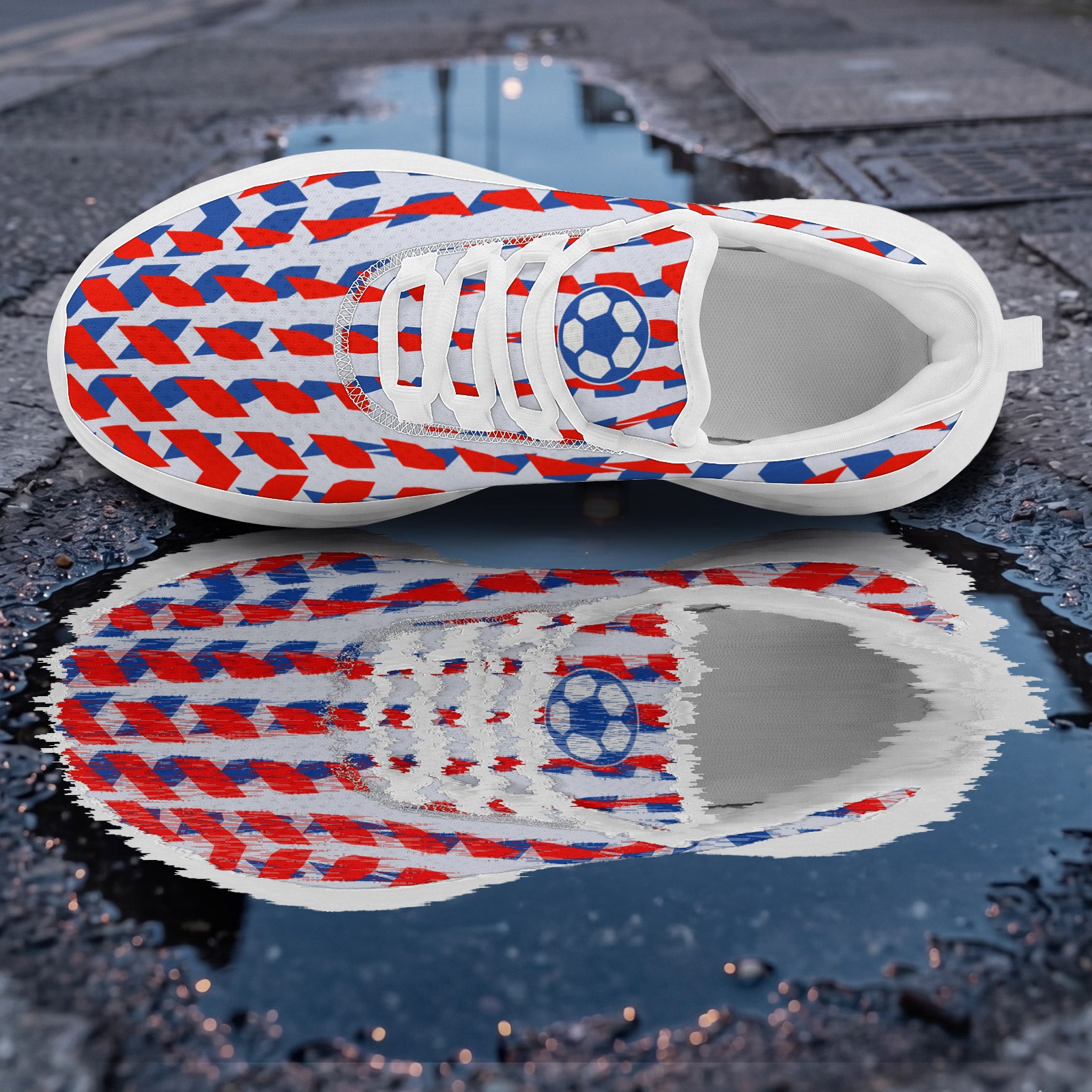 Custom 2026 World Cup France Sneakers DIY Country Flag Running Shoes Lightweight Sport Shoes Gift for Football Fans Personalized Team Name and Logo FN079-F023104-3