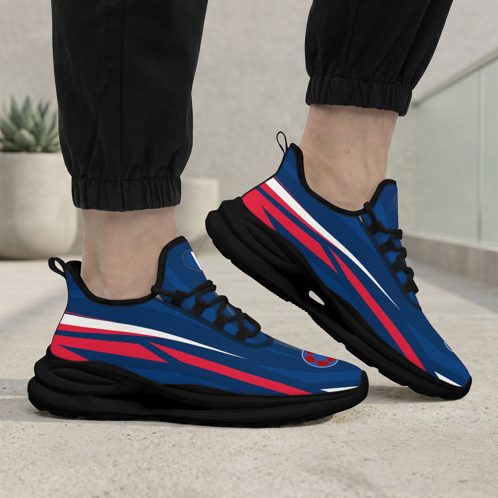 Custom 2026 World Cup France Sneakers DIY Country Flag Running Shoes Lightweight Sport Shoes Gift for Football Fans Personalized Team Name and Logo FN079-F023104-4