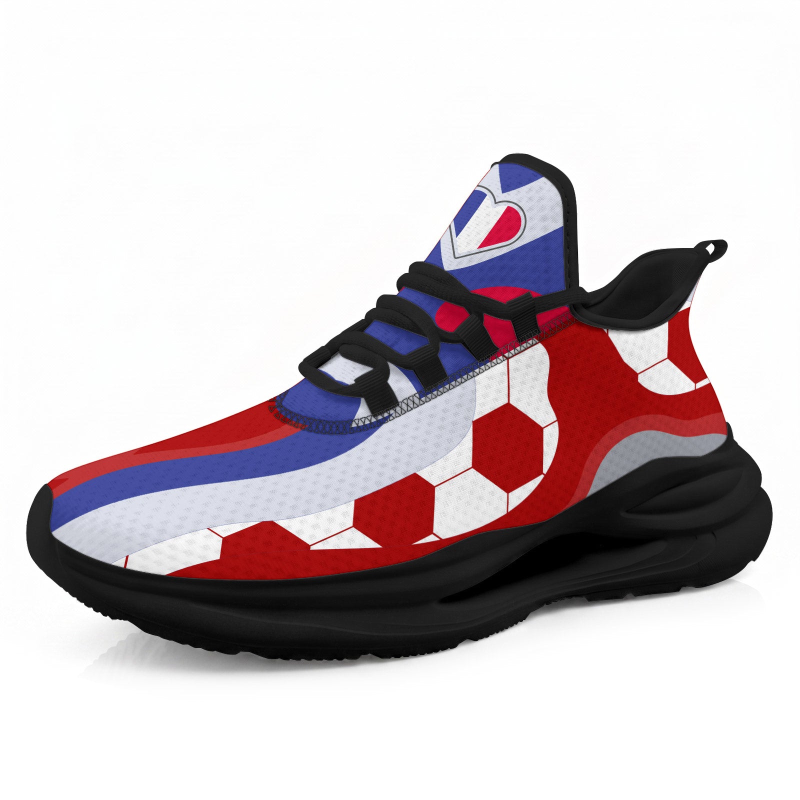 Custom 2026 World Cup France Sneakers DIY Country Flag Running Shoes Lightweight Sport Shoes Gift for Football Fans Personalized Team Name and Logo FN079-F023104-5