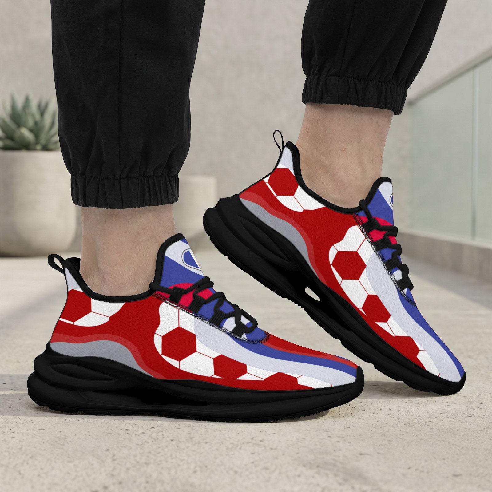 Custom 2026 World Cup France Sneakers DIY Country Flag Running Shoes Lightweight Sport Shoes Gift for Football Fans Personalized Team Name and Logo FN079-F023104-5