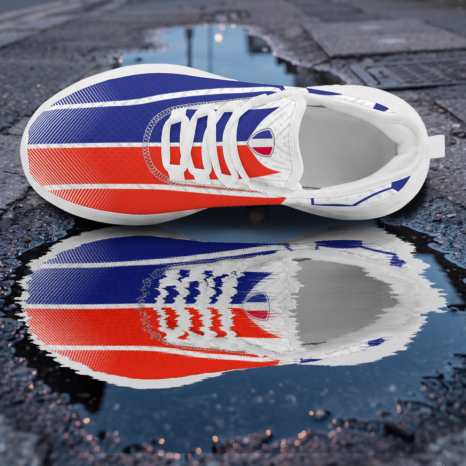 Custom 2026 World Cup France Sneakers DIY Country Flag Running Shoes Lightweight Sport Shoes Gift for Football Fans Personalized Team Name and Logo FN079-F023104-6