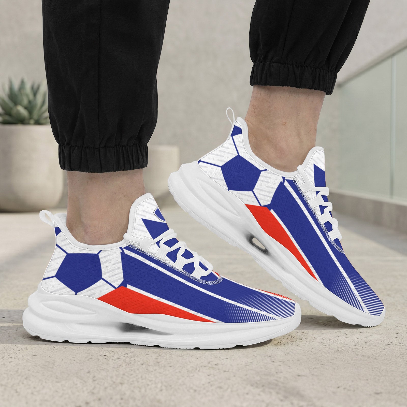 Custom 2026 World Cup France Sneakers DIY Country Flag Running Shoes Lightweight Sport Shoes Gift for Football Fans Personalized Team Name and Logo FN079-F023104-6