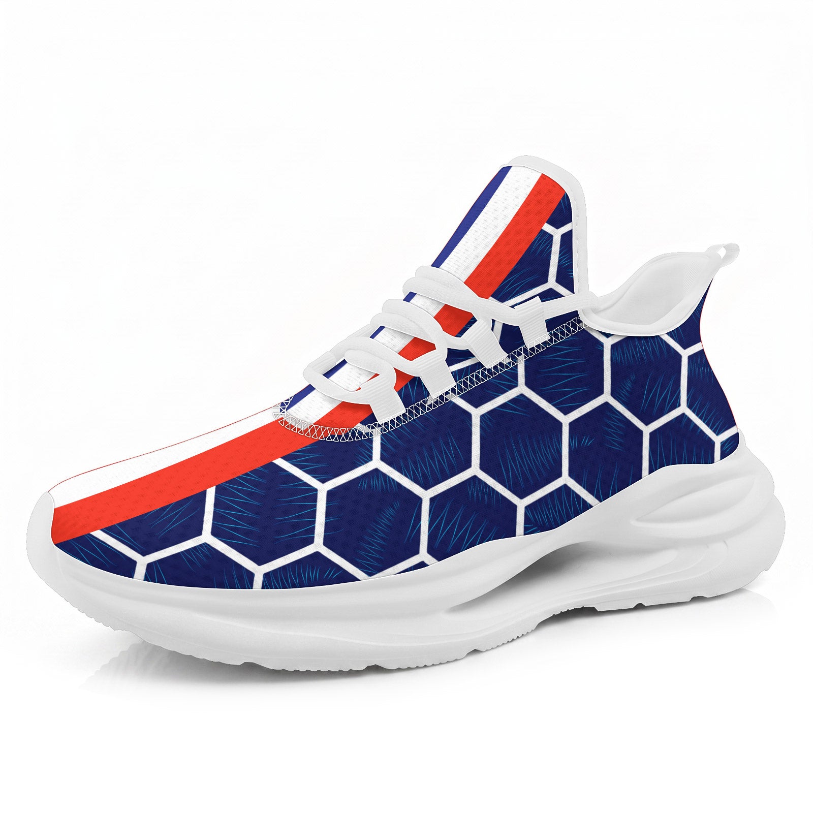Custom 2026 World Cup France Sneakers DIY Country Flag Running Shoes Lightweight Sport Shoes Gift for Football Fans Personalized Team Name and Logo FN079-F023104-7