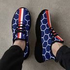 Custom 2026 World Cup France Sneakers DIY Country Flag Running Shoes Lightweight Sport Shoes Gift for Football Fans Personalized Team Name and Logo FN079-F023104-7