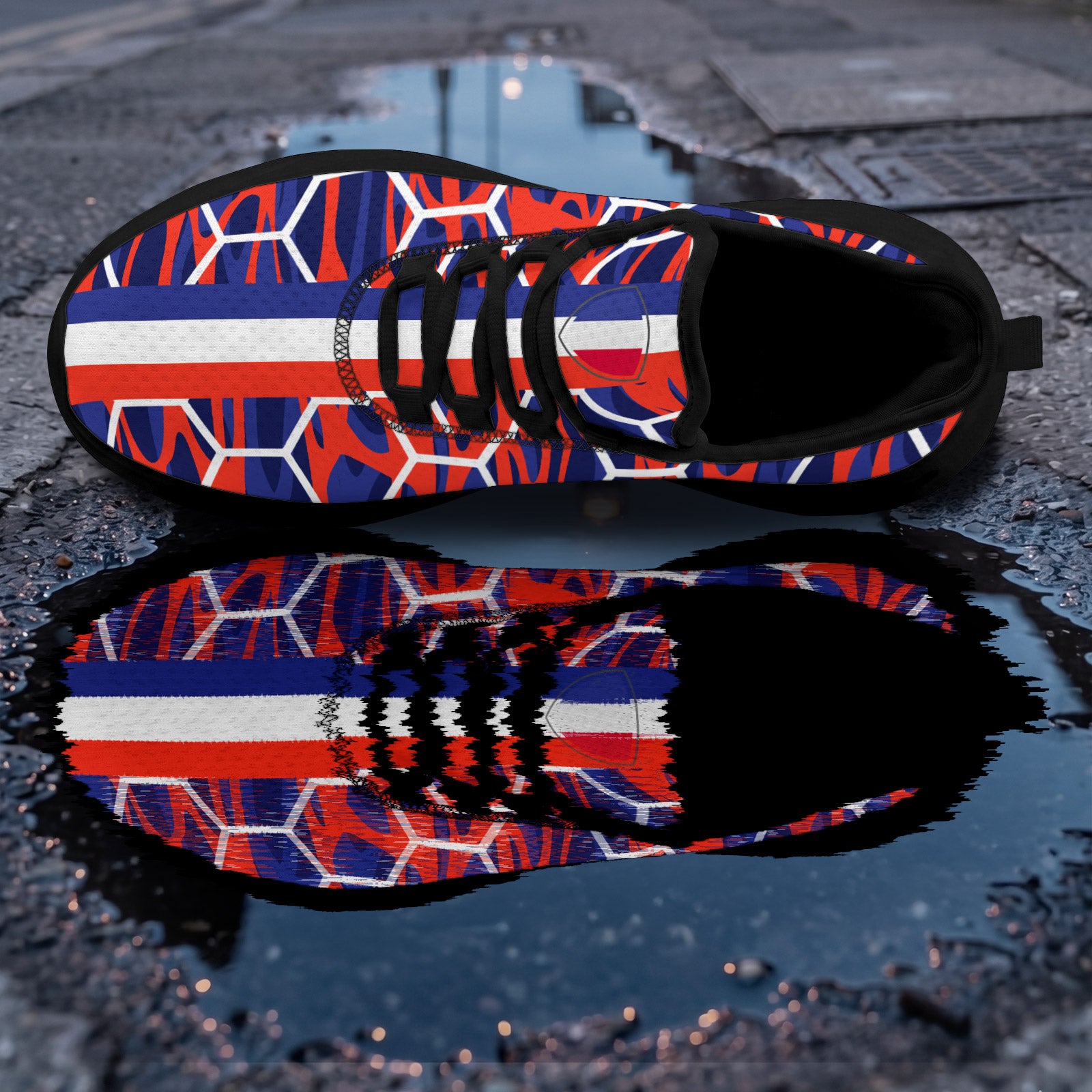 Custom 2026 World Cup France Sneakers DIY Country Flag Running Shoes Lightweight Sport Shoes Gift for Football Fans Personalized Team Name and Logo FN079-F023104-8