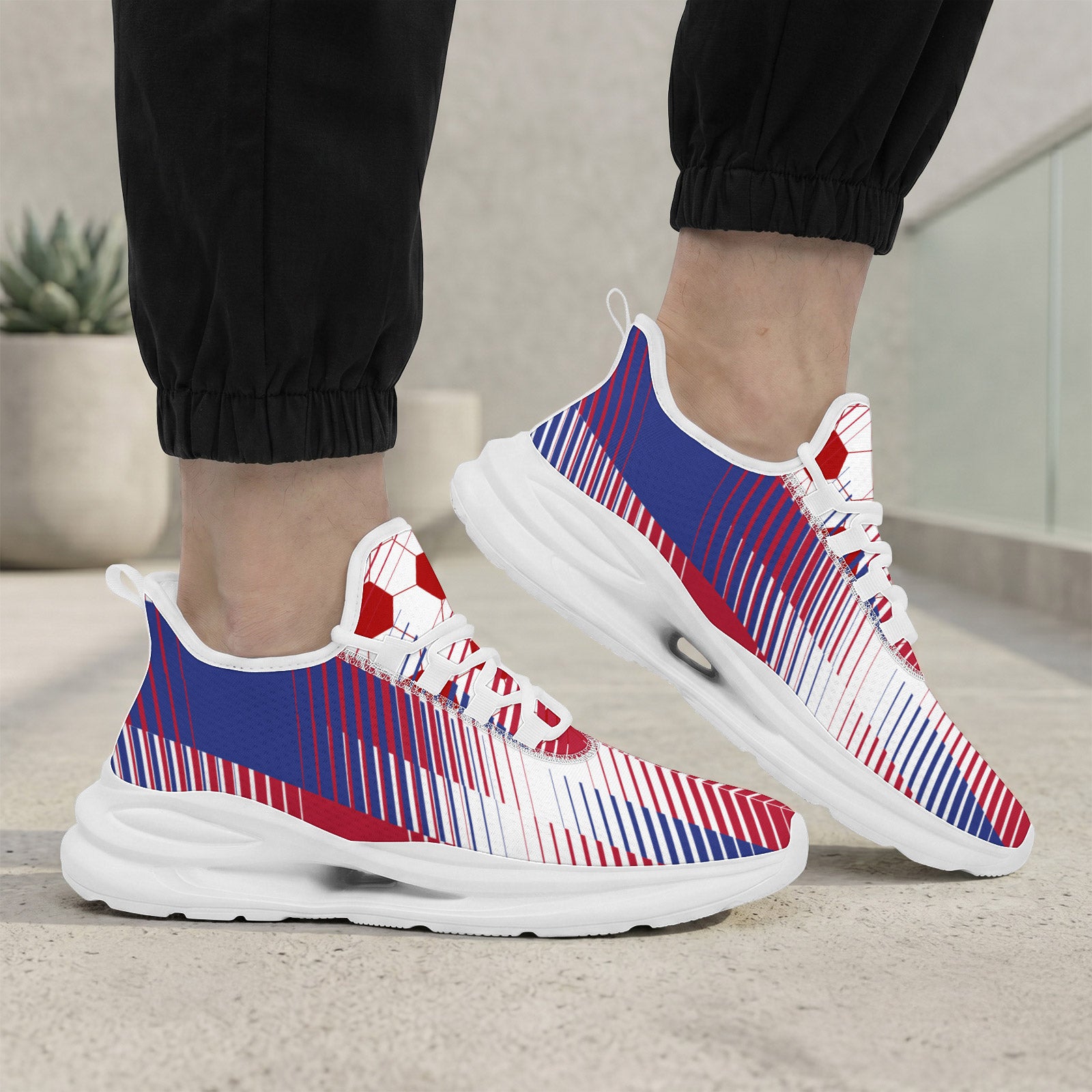 Custom 2026 World Cup France Sneakers DIY Country Flag Running Shoes Lightweight Sport Shoes Gift for Football Fans Personalized Team Name and Logo FN079-F023104-9