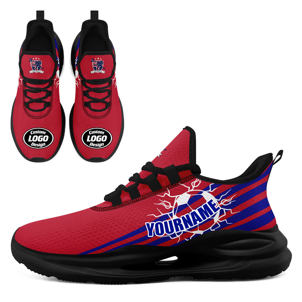Custom Australia 2026 World Cup High Quality Soccer Stadium Version Jersey Sneakers Sports Shoes and Hat Combo Offer Personalized Team Name and Logo ZH-F025139-4