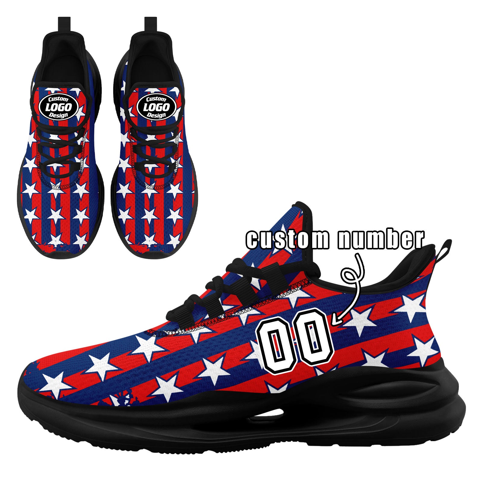 Custom 2026 World Cup United States High Quality Soccer Stadium Version Jersey Sneakers Sports Shoes and Hat Combo Offer Personalized Team Name and Logo ZH-F028064-10