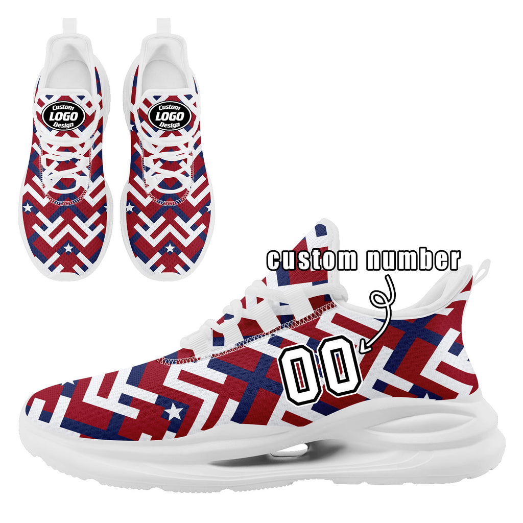 Custom 2026 World Cup United States High Quality Soccer Stadium Version Jersey Sneakers Sports Shoes and Hat Combo Offer Personalized Team Name and Logo ZH-F028064-3