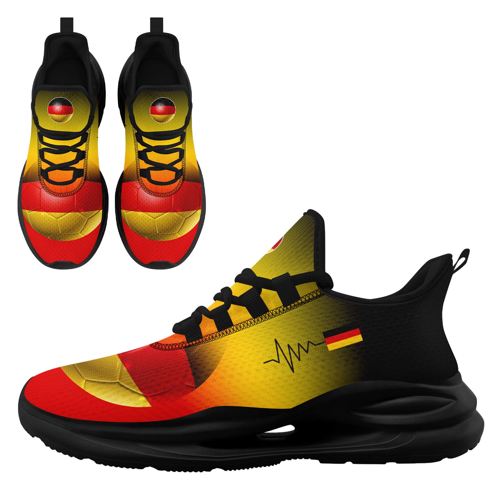 Custom Germany 2026 World Cup High Quality Soccer Stadium Version Jersey Sneakers Sports Shoes and Hat Combo Offer Personalized Team Name and Logo ZH-F028102-10