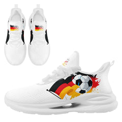 Custom Germany 2026 World Cup High Quality Soccer Stadium Version Jersey Sneakers Sports Shoes and Hat Combo Offer Personalized Team Name and Logo ZH-F028102-2