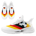 Custom Germany 2026 World Cup High Quality Soccer Stadium Version Jersey Sneakers Sports Shoes and Hat Combo Offer Personalized Team Name and Logo ZH-F028102-3