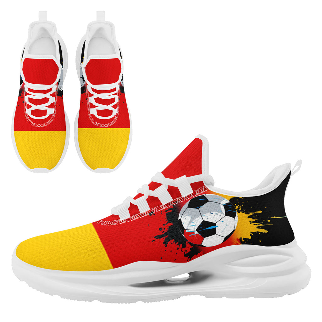 Custom Germany 2026 World Cup High Quality Soccer Stadium Version Jersey Sneakers Sports Shoes and Hat Combo Offer Personalized Team Name and Logo ZH-F028102-4