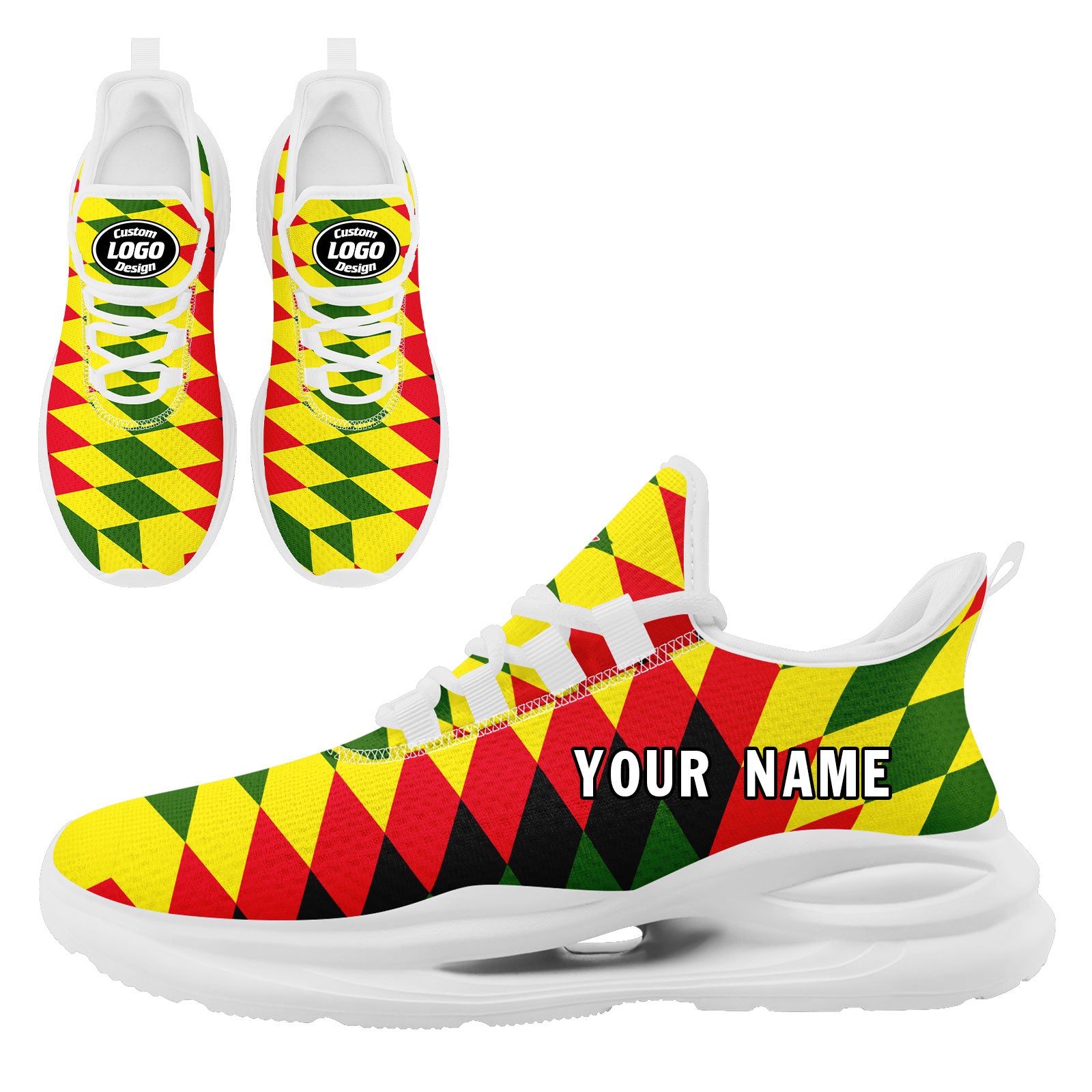 Custom Portugal 2026 World Cup High Quality Soccer Stadium Version Jersey Sneakers Sports Shoes and Hat Combo Offer Personalized Team Name and Logo ZH-F028106-10