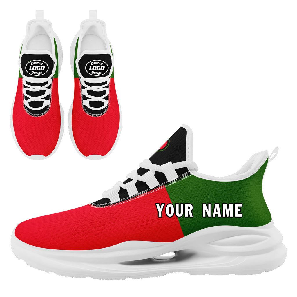 Custom Portugal 2026 World Cup High Quality Soccer Stadium Version Jersey Sneakers Sports Shoes and Hat Combo Offer Personalized Team Name and Logo ZH-F028106-1