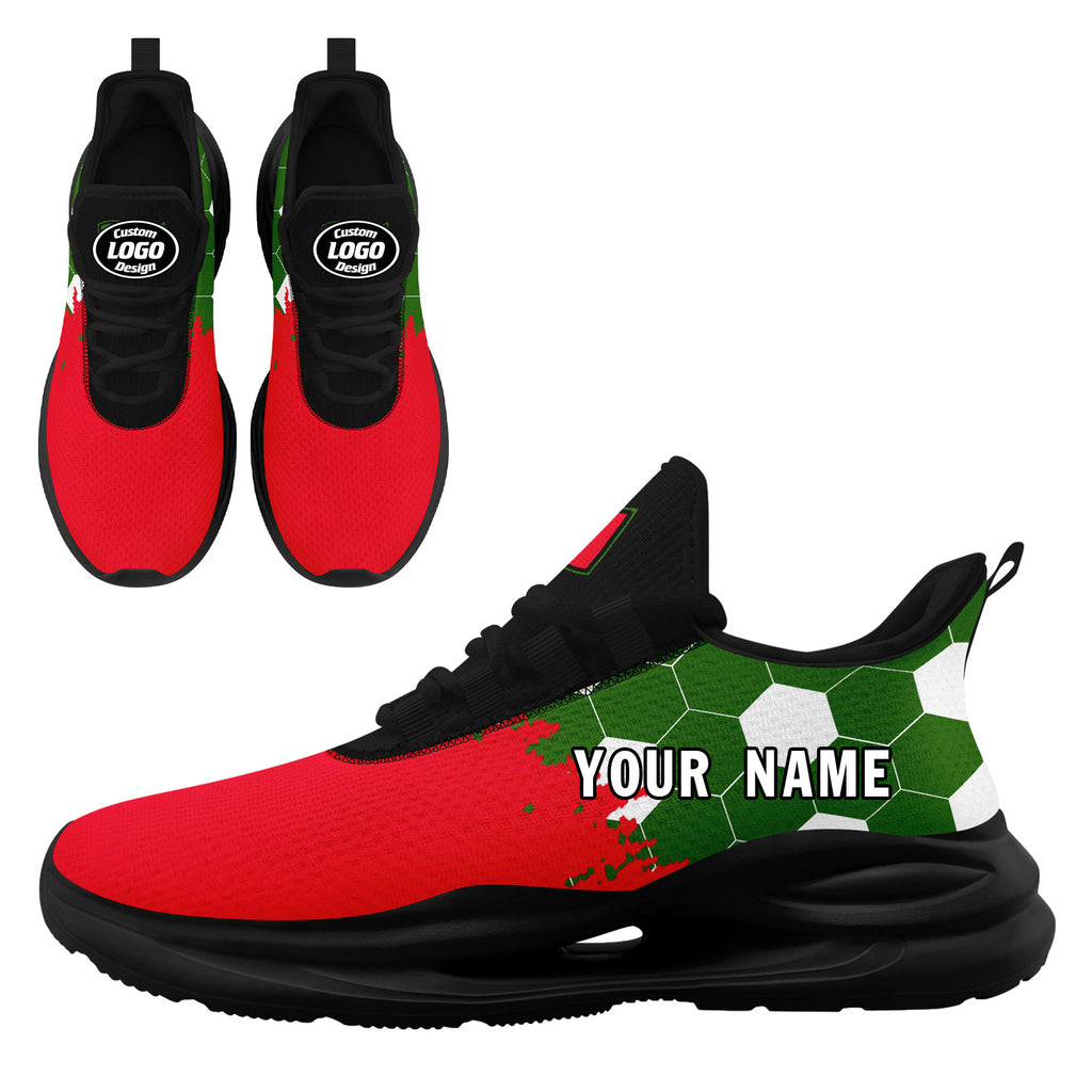 Custom Portugal 2026 World Cup High Quality Soccer Stadium Version Jersey Sneakers Sports Shoes and Hat Combo Offer Personalized Team Name and Logo ZH-F028106-4