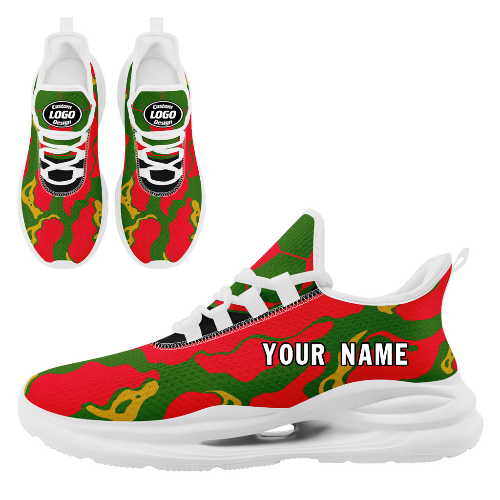 Custom Portugal 2026 World Cup High Quality Soccer Stadium Version Jersey Sneakers Sports Shoes and Hat Combo Offer Personalized Team Name and Logo ZH-F028106-6