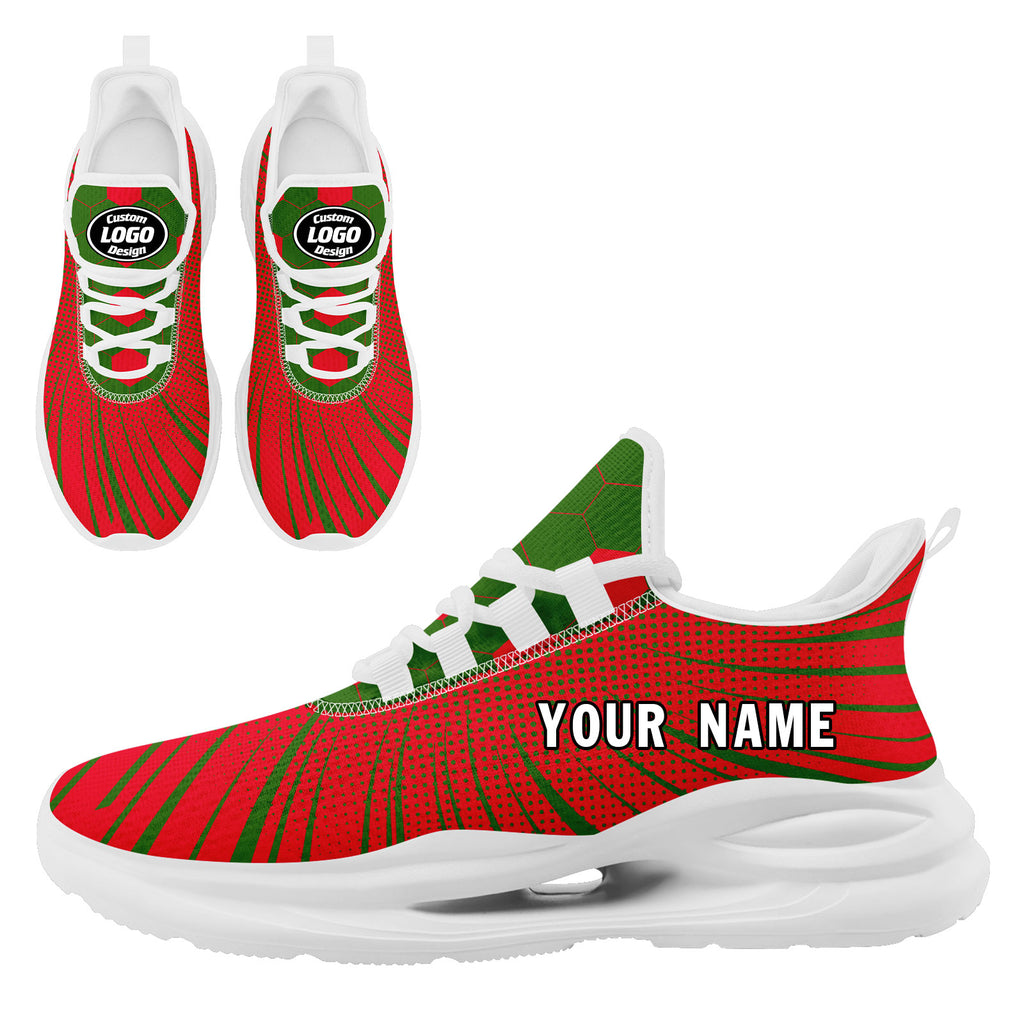 Custom Portugal 2026 World Cup High Quality Soccer Stadium Version Jersey Sneakers Sports Shoes and Hat Combo Offer Personalized Team Name and Logo ZH-F028106-7