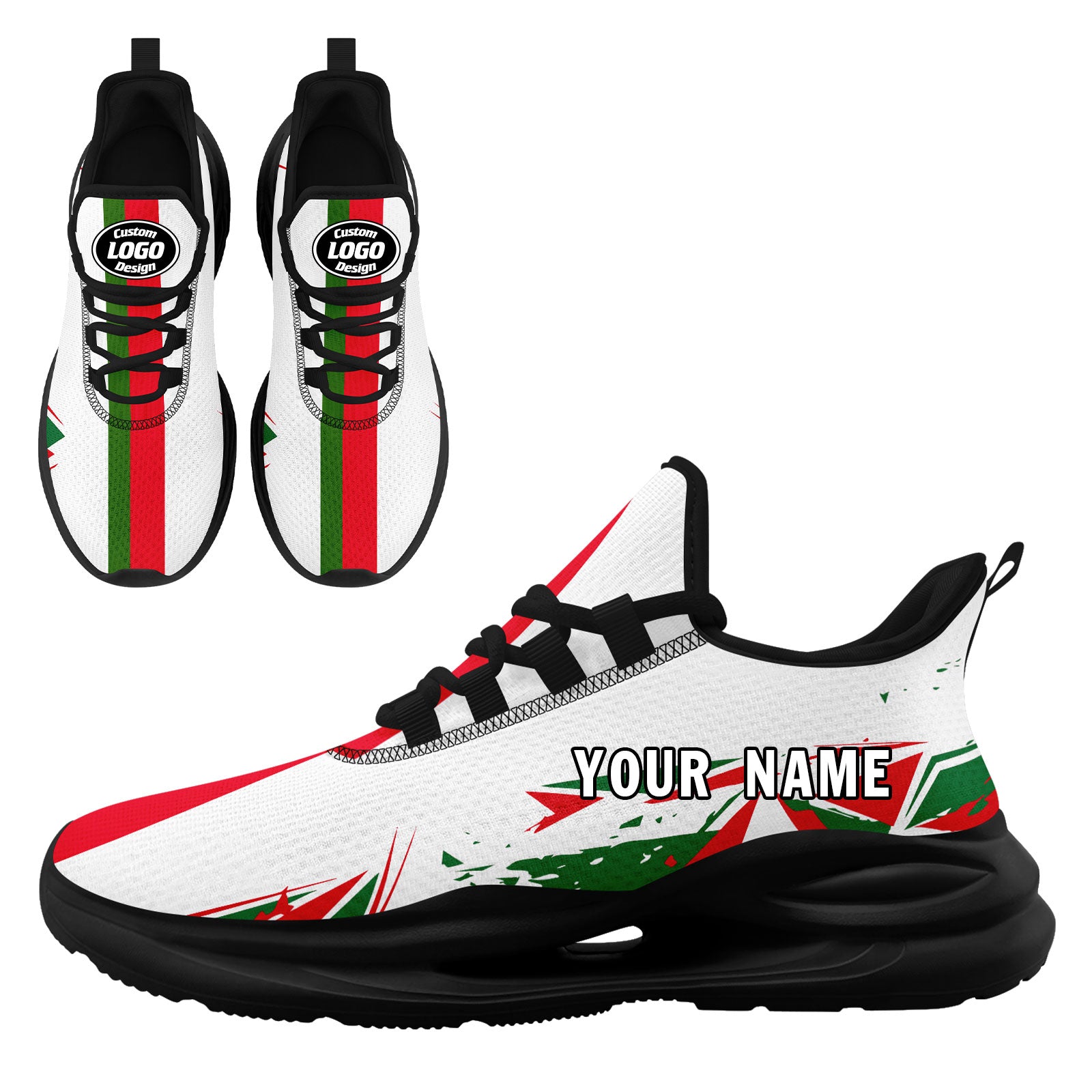 Custom Portugal 2026 World Cup High Quality Soccer Stadium Version Jersey Sneakers Sports Shoes and Hat Combo Offer Personalized Team Name and Logo ZH-F028106-8