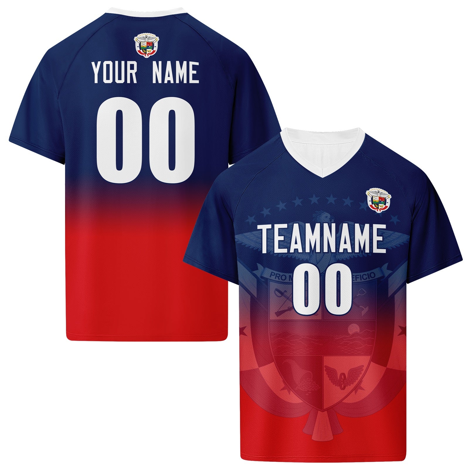 Custom Panama 2026 World Cup High Quality Soccer Stadium Version Jersey Sneakers Sports Shoes and Hat Combo Offer Personalized Team Name and Logo ZH-F007058-010