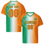 Custom Ivory Coast 2026 World Cup High Quality Soccer Stadium Version Jersey Sneakers Sports Shoes and Hat Combo Offer Personalized Team Name and Logo ZH-F007055-009