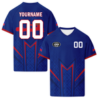 Custom Haiti 2026 World Cup High Quality Soccer Stadium Version Jersey Sneakers Sports Shoes and Hat Combo Offer Personalized Team Name and Logo ZH-F00667-3