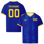 Custom Bosnia and Herzegovina 2026 World Cup High Quality Soccer Stadium Version Jersey Sneakers Sports Shoes and Hat Combo Offer Personalized Team Name and Logo ZH-F006103-4
