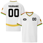 Custom Ghana 2026 World Cup High Quality Soccer Stadium Version Jersey Sneakers Sports Shoes and Hat Combo Offer Personalized Team Name and Logo ZH-F006104-2