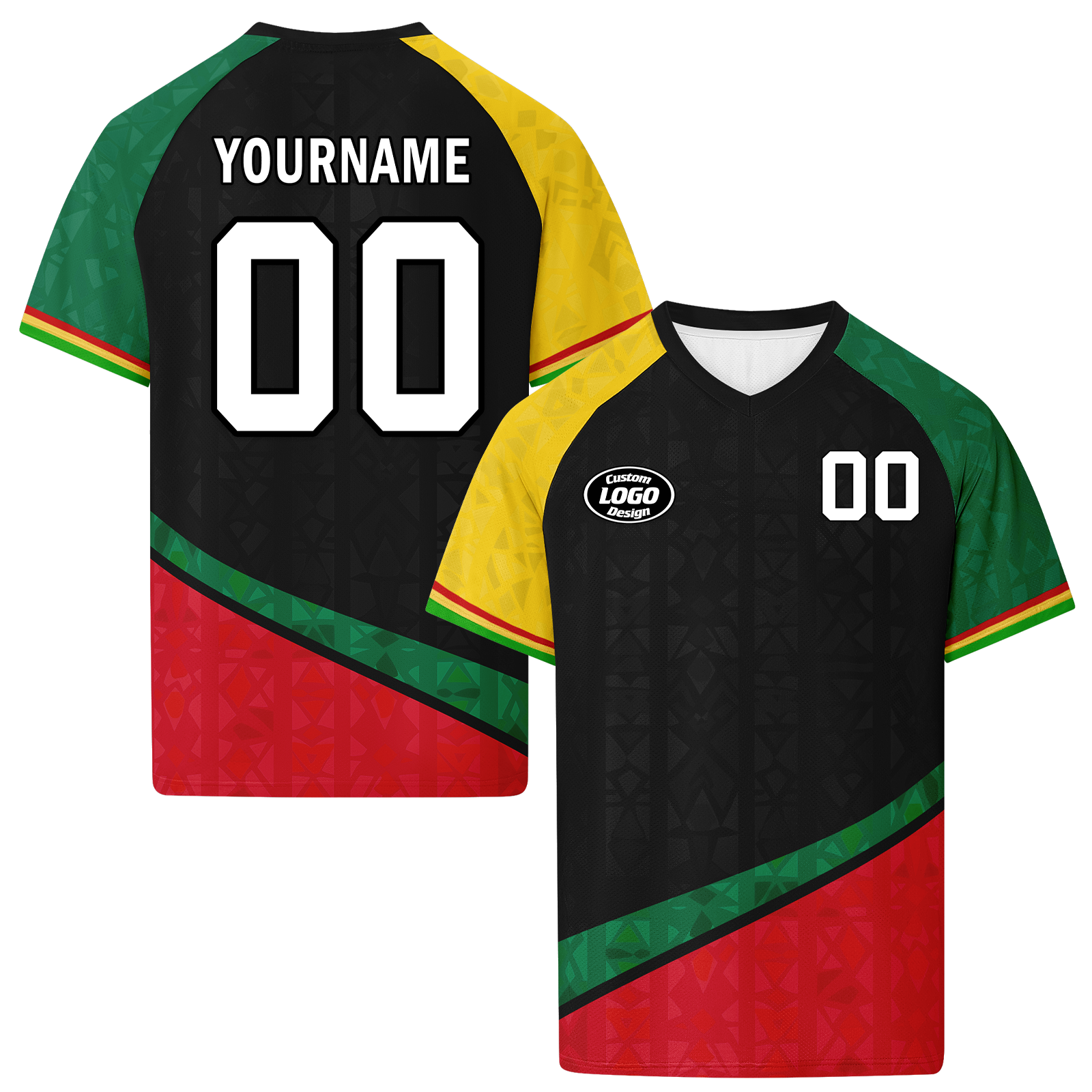 Custom Ghana 2026 World Cup High Quality Soccer Stadium Version Jersey Sneakers Sports Shoes and Hat Combo Offer Personalized Team Name and Logo ZH-F006104-4