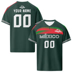 Custom Mexico 2026 World Cup High Quality Soccer Stadium Version Jersey Sneakers Sports Shoes and Hat Combo Offer Personalized Team Name and Logo ZH-F007043-001