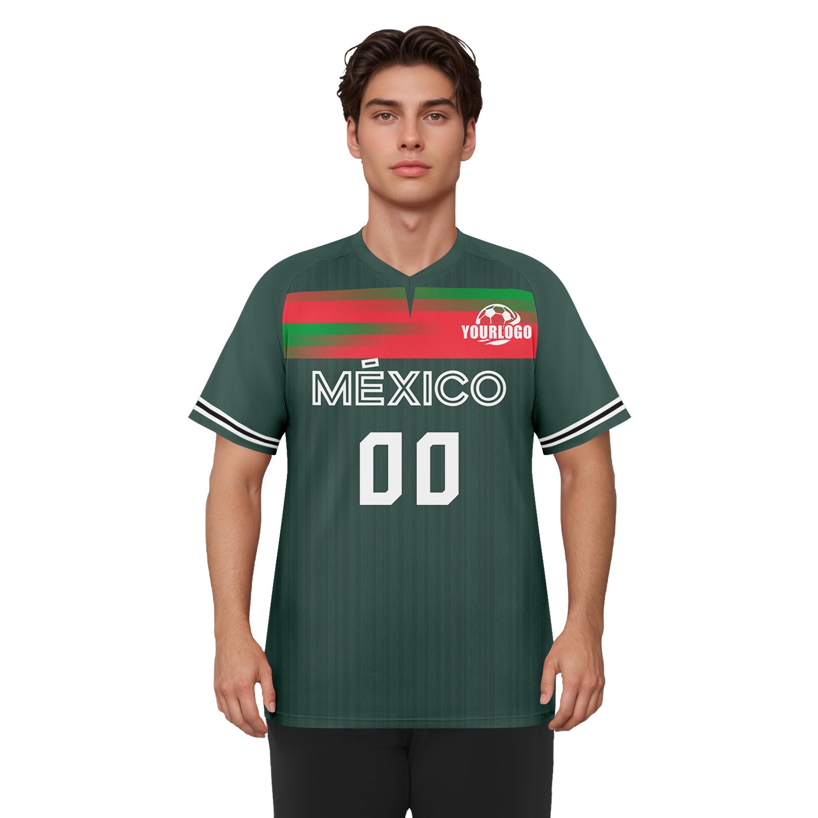 Custom Mexico 2026 World Cup Football Shirt Customized Soccer Jersey for Fans Add Your Name & Number FZ190-F007037-001