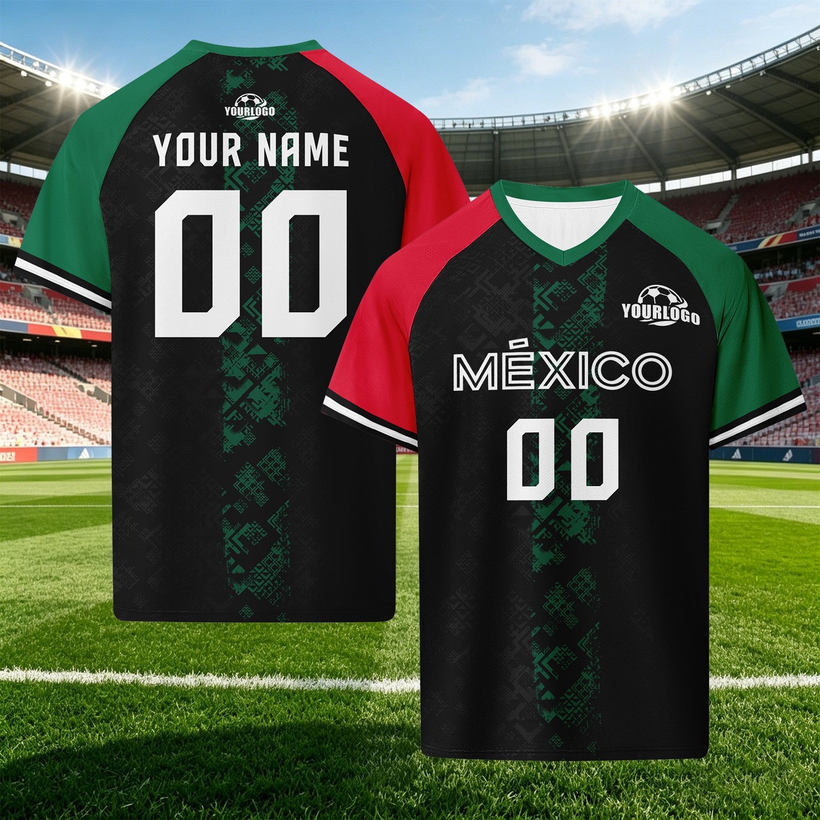 Custom Mexico 2026 World Cup Football Shirt Customized Soccer Jersey for Fans Add Your Name & Number FZ190-F007037-002