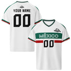 Custom Mexico 2026 World Cup High Quality Soccer Stadium Version Jersey Sneakers Sports Shoes and Hat Combo Offer Personalized Team Name and Logo ZH-F007043-003