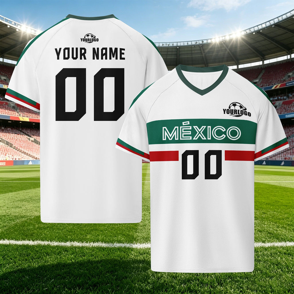 Custom Mexico 2026 World Cup Football Shirt Customized Soccer Jersey for Fans Add Your Name & Number FZ190-F007037-003