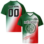 Custom Mexico 2026 World Cup High Quality Soccer Stadium Version Jersey Sneakers Sports Shoes and Hat Combo Offer Personalized Team Name and Logo ZH-F007043-005