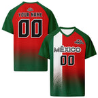 Custom Mexico 2026 World Cup High Quality Soccer Stadium Version Jersey Sneakers Sports Shoes and Hat Combo Offer Personalized Team Name and Logo ZH-F007043-006