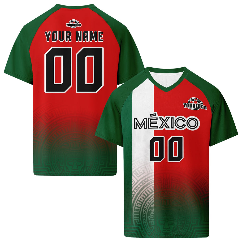 Custom Mexico 2026 World Cup Football Shirt Customized Soccer Jersey for Fans Add Your Name & Number FZ190-F007037-006