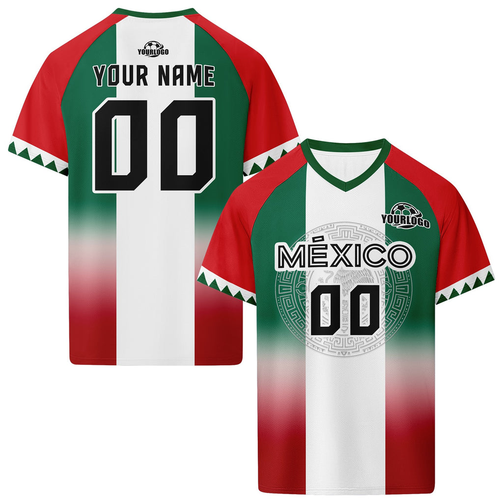 Custom Mexico 2026 World Cup Football Shirt Customized Soccer Jersey for Fans Add Your Name & Number FZ190-F007037-007