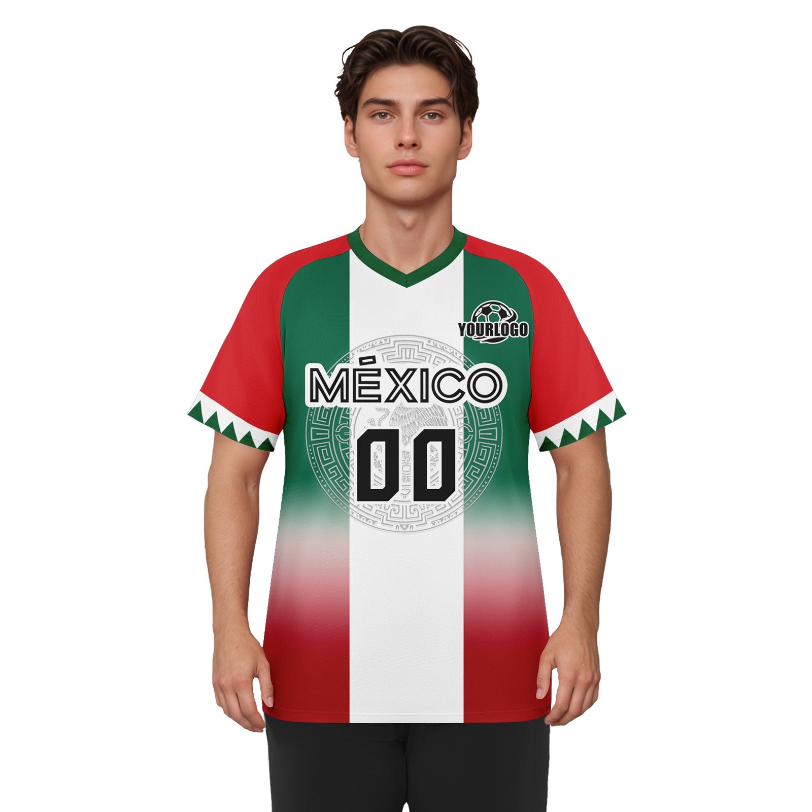 Custom Mexico 2026 World Cup Football Shirt Customized Soccer Jersey for Fans Add Your Name & Number FZ190-F007037-007