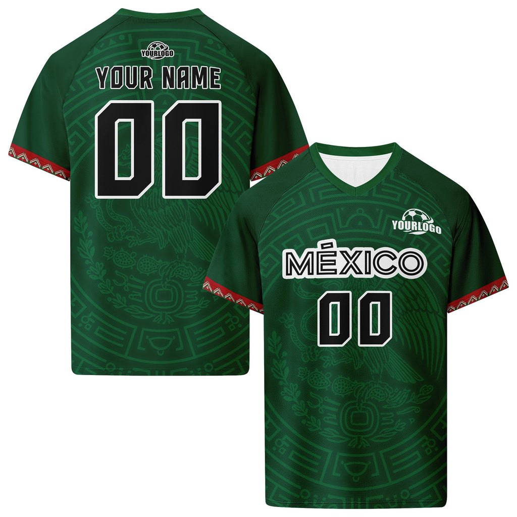 Custom Mexico 2026 World Cup Football Shirt Customized Soccer Jersey for Fans Add Your Name & Number FZ190-F007037-008